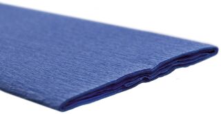 Feinkrepppapier - 50 x 250 cm, brillantblau, 10 St.