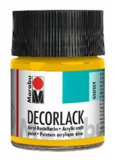 Decorlack Acryl - Mittelgelb 021, 50 ml, 1 St.