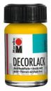 Decorlack Acryl - Mittelgelb 021, 15 ml, 1 St.