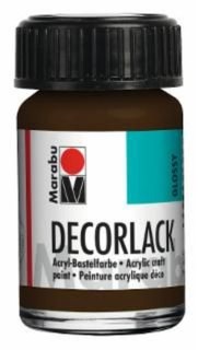 Decorlack Acryl - Dunkelbraun 045, 15 ml, 1 St.