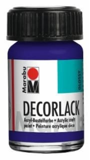 Decorlack Acryl - Violett dunkel 051, 15 ml, 1 St.