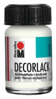 Decorlack Acryl - weiß 070, 15 ml, 1 St.