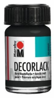Decorlack Acryl - Schwarz 073, 15 ml, 1 St.