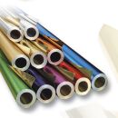 Metallfolie silber/silber, 20 St.