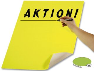 Plakatkarton - 48 x 68 cm, leuchthellgrün, 10 St.