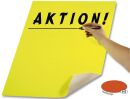 Plakatkarton - 48 x 68 cm, leuchtorange, 10 St.