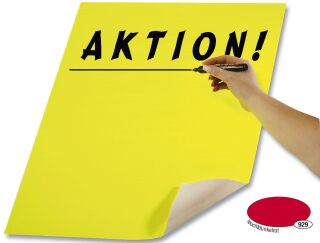 Plakatkarton - 48 x 68 cm, leuchtdunkelrot, 10 St.