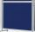 Textiltafel ECO, beidseitig verwendbar, 120 x 120 cm, blau