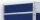 Textiltafel ECO, beidseitig verwendbar, 120 x 60 cm, blau