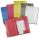 Sammelmappe mit Gummiband, DIN A4,transparent, 5 Farben, 5 St.