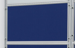 Textiltafel ECO, beidseitig verwendbar, 120 x 90 cm, blau