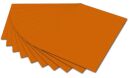 Tonpapier - 50 x 70 cm, hellorange, 10 St.