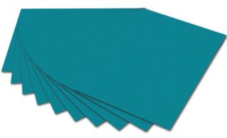 Tonpapier - A4, türkis, 100 St.