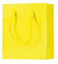 Geschenktragetasche One Colour - 12 x 14 x 6 cm, gelb, 6 St.