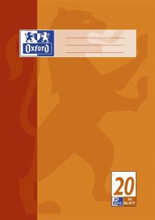 Schulblock Lin.20 - A4, 50 Blatt, 90 g/qm, 4-fach Lochung, 1 St.