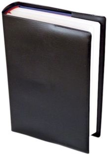 Gebetbuchhülle - 17,5 x 12 x 3,8 cm, schwarz, Plastik, 1 St.