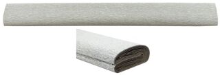 Krepppapier Noblesse - 50 x 250 cm, silber, 1 St.