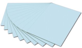 Fotokarton - 50 x 70 cm, eisblau, 10 St.
