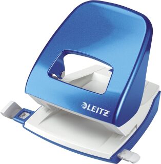 5008 Bürolocher NeXXt - 30 Blatt, blau metallic, Blister, 1 St.