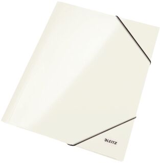 3982 Eckspannermappe WOW, A4, Füllhöhe 250 Blatt, Karton, perlweiß, 1 St.