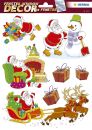 15113 Fensterbilder Weihnachtsmänner - 7 Stück,...