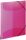 19505 Gummizugmappe - A4, PP transluzent, pink, 3 St.