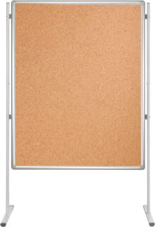 Korktafel PRO, beidseitig verwendbar, 120 x 90 cm, braun