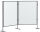Korktafel PRO, beidseitig verwendbar, 120 x 90 cm, braun