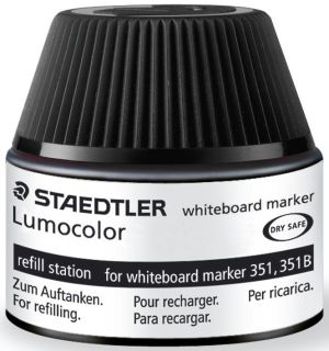 Tinte für Marker Lumocolor® refill station - 20 ml, schwarz, 1 St.