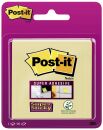 Haftnotizblock  - 76 x 76 mm, 90 Blatt, gelb, 12 St.