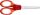 Schulschere GRIP - rot, rund, inkl. Klingenschutz und Softgriffzone, 1 St.