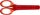 Schulschere GRIP - rot, rund, inkl. Klingenschutz und Softgriffzone, 1 St.