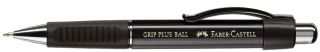 Kugelschreiber GRIP PLUS BALL - 0,5 mm, metallic-schwarz, 1 St.