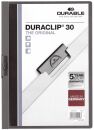 Klemm-Mappe DURACLIP® 30 - A4, transparent/anthrazit,...
