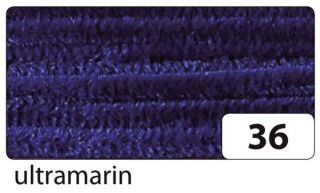 Chenilledraht - 8 mm, 10 Stück, ultramarin, 1 St.