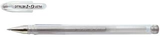 Gelschreiber G1-7 Metallic, BL-G1-7M, 0,4 mm, metallic silber, 12 St.