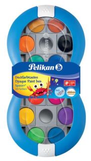 Farbkasten Space+ blau, 24 Farben inkl. 7,5 ml Deckweiß , 1 St.