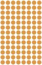 3178 Markierungspunkte - Ø 8 mm, 4 Blatt/416 Etiketten, leuchtorange, 1 St.