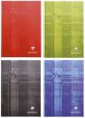 Notizbuch - A5, 96 Blatt, kariert, farbig sortiert, 1 St.