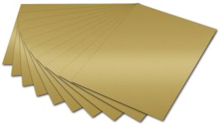 Tonpapier - A4, gold glänzend, 100 St.