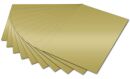 Tonpapier - 50 x 70 cm, gold glänzend, 10 St.