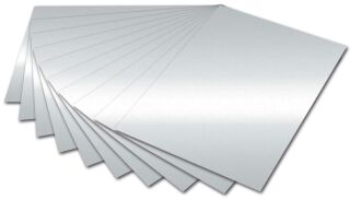 Fotokarton - A4, silber glänzend, 50 St.
