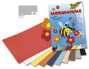 Moosgummi - 29 x 40 cm, hellgrau, 5 St.