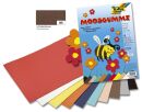 Moosgummi - 29 x 40 cm, schokobraun, 5 St.
