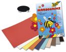 Moosgummi - 29 x 40 cm, schwarz, 5 St.