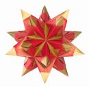 Bascetta Stern - rot/gold, Ø 20 cm, 1 St.