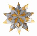 Bascetta Stern - silber/gold, Ø 20 cm, 1 St.