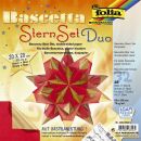 Bascetta Stern - rot/gold, Ø 30 cm, 1 St.
