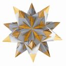 Bascetta Stern - silber/gold, Ø 30 cm, 1 St.