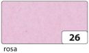 Transparentpapier - rosa, 50,5 cm x 70 cm, 115 g/qm, 5 St.